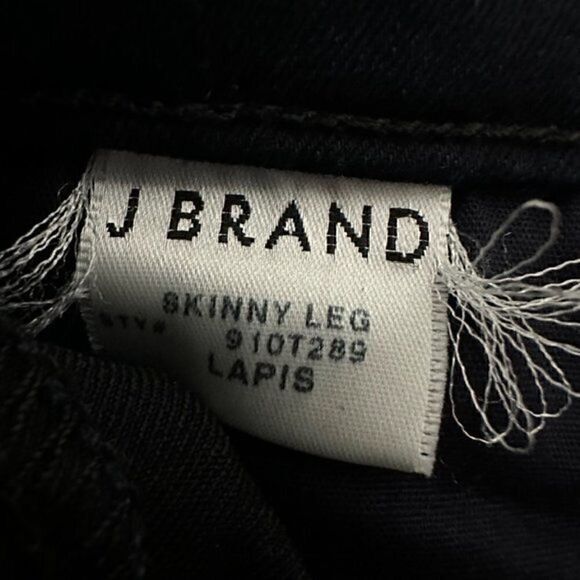 J Brand Lapis Low Rise Cropped Skinny Leg Jeans Blue Size 26 - Picture 3 of 15